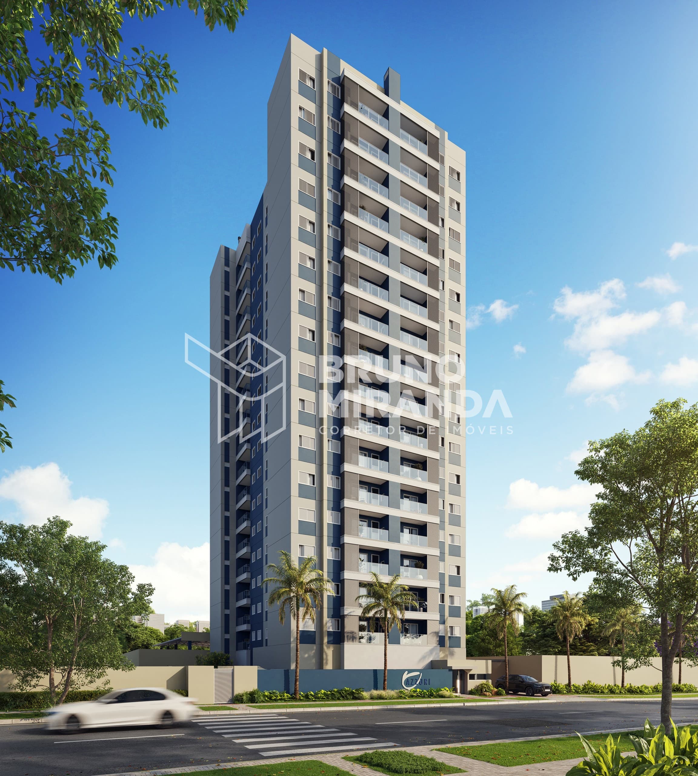 Apartamento Azzuri 1 suite + 2 quartos - Claudete, Cascavel